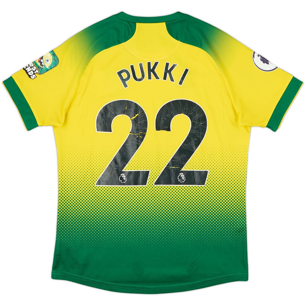 2019-20 Norwich Home Shirt Pukki #22 - 5/10 - (M)