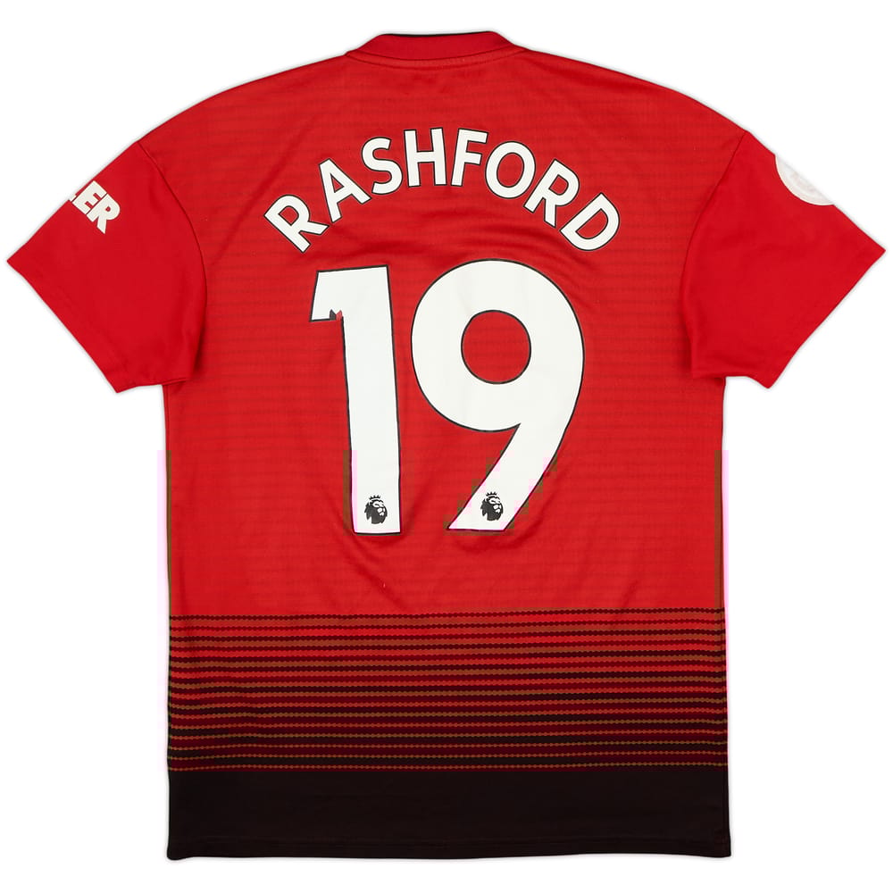 2018-19 Manchester United Home Shirt Rashford #19 - 5/10 - (S)