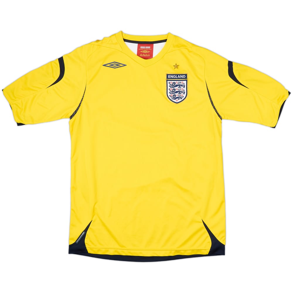 2006-07 England GK S/S Shirt - 5/10 - (M)