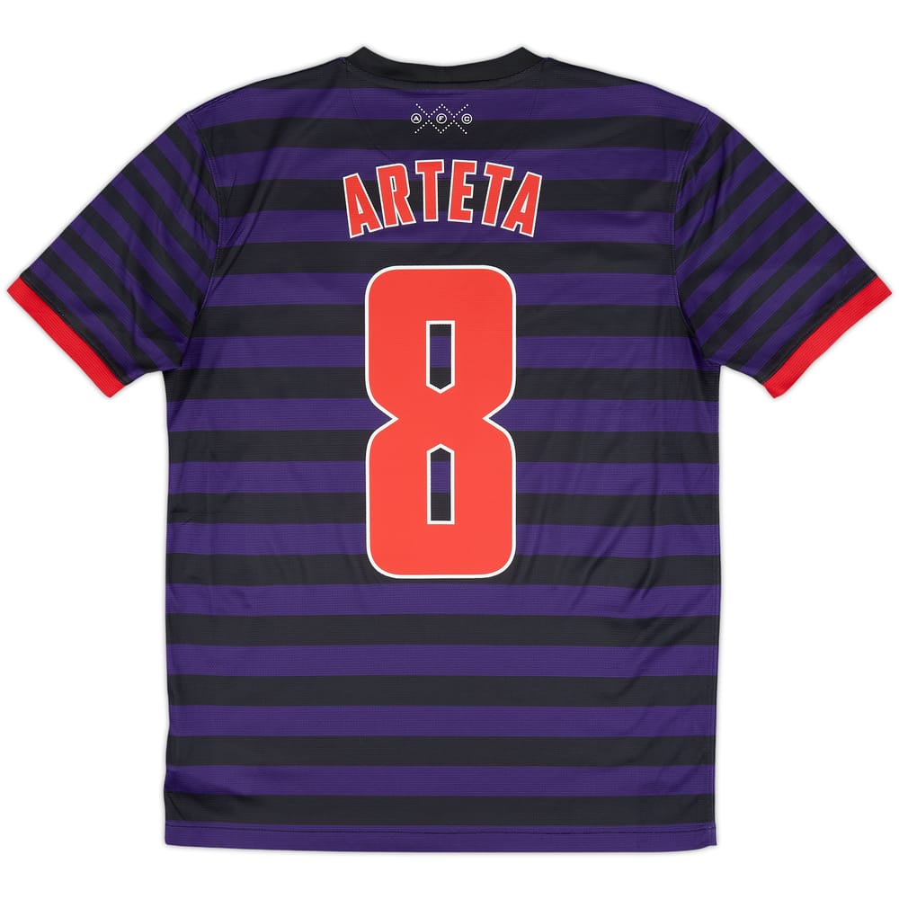 2012-13 Arsenal Away Shirt Arteta #8 - 8/10 - (M)