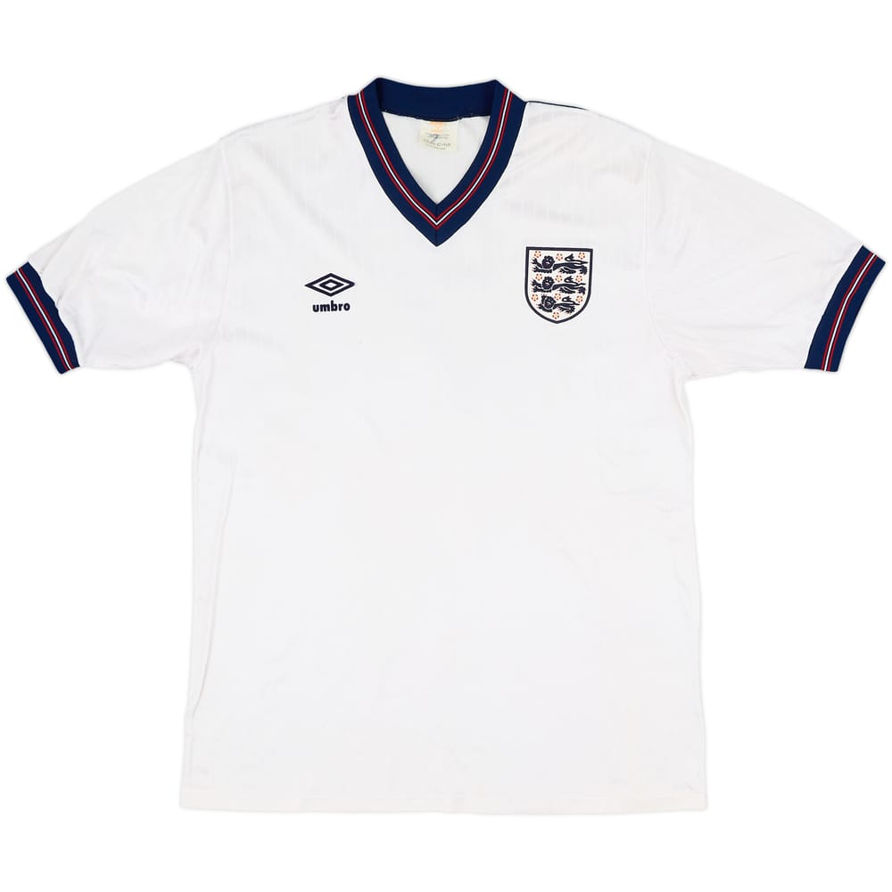 1986 England Home Shirt #7 - 7/10 - (L)