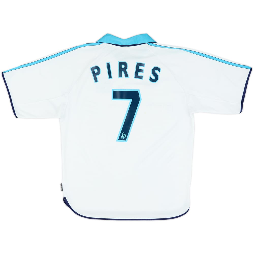 1999-00 Olympique Marseille Home Shirt Pires #7 - 8/10 - (L)