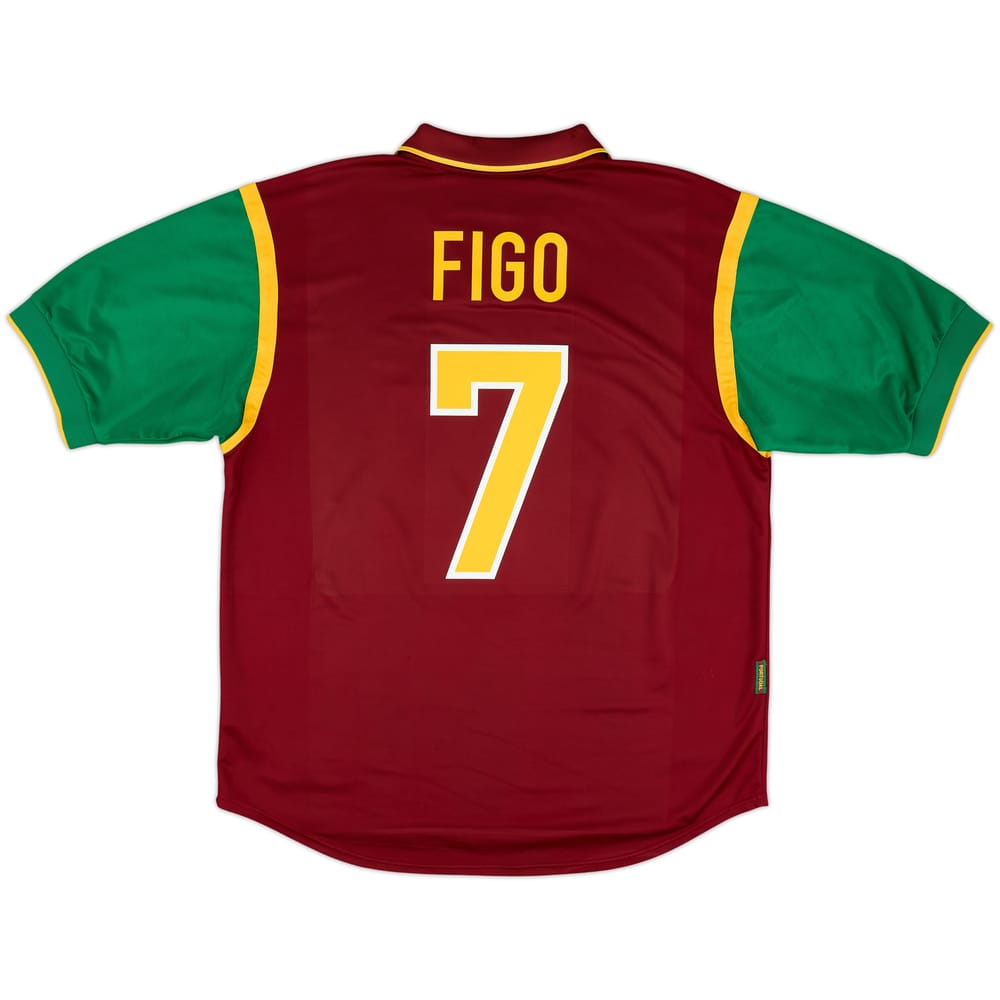 1999-00 Portugal Home Shirt Figo #7 - 8/10 - (XL)