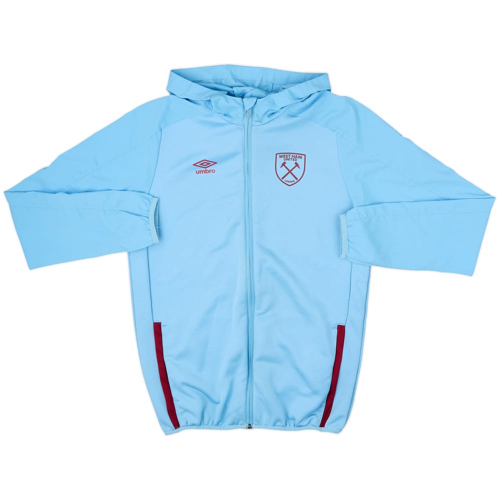 2016-17 West Ham Umbro Hooded Track Jacket - 7/10 - (XL.Boys)