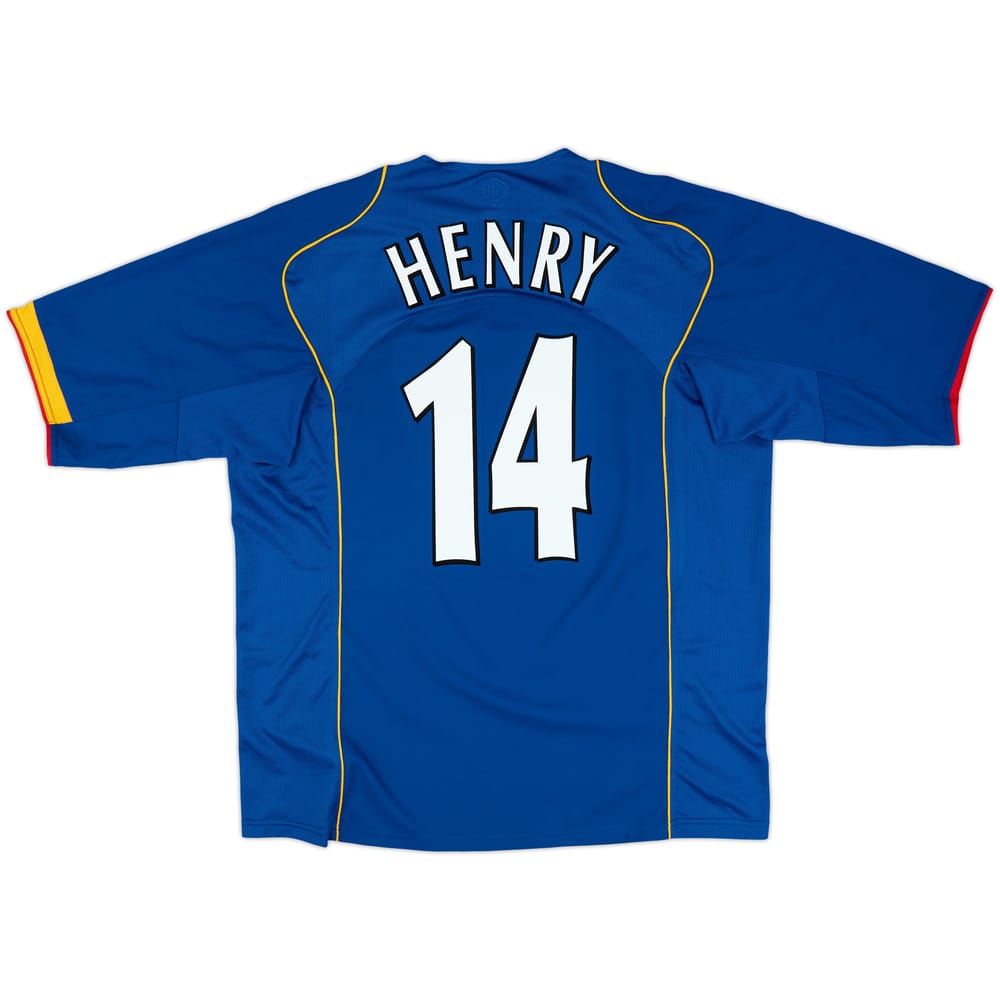 2004-06 Arsenal Away Shirt Henry #14 - 8/10 - (XL)