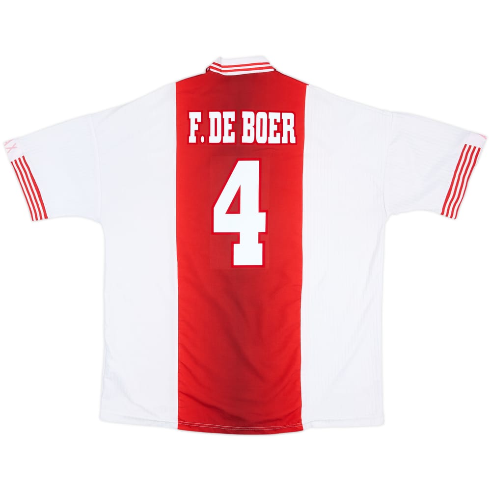 Camiseta de local del Ajax 1997-98 F.De Boer #4 - 9/10 - (XXL)
