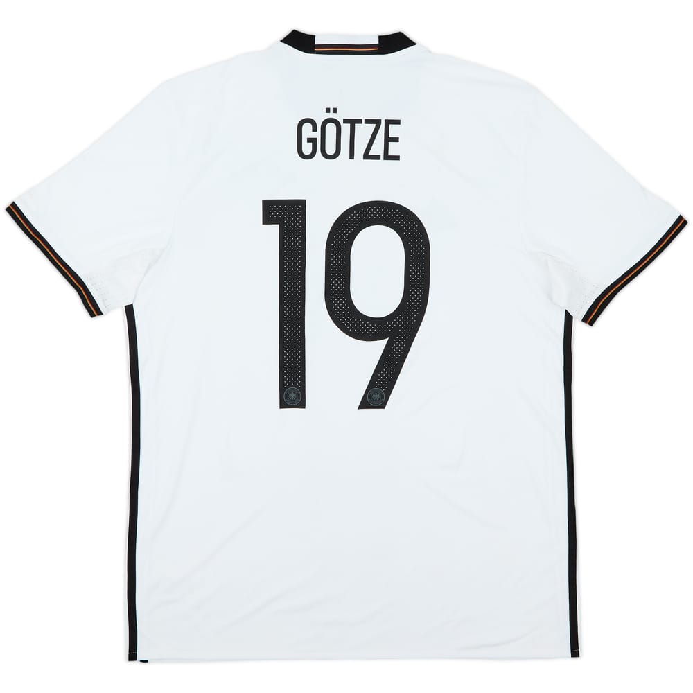 2015-16 Germany Home Shirt Gotze #19 - 8/10 - (L)