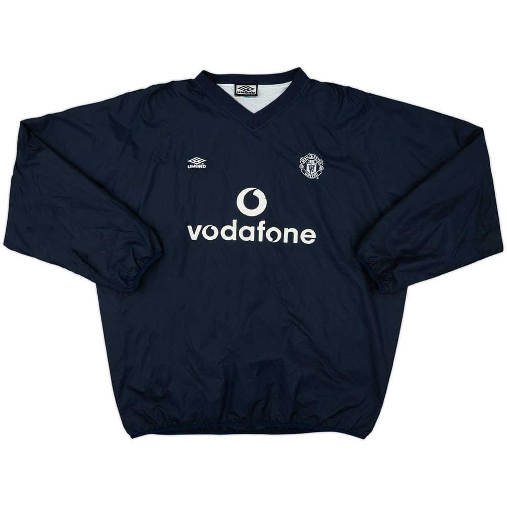 2000-01 Manchester United Umbro Drill Top - 6/10 - (XL)