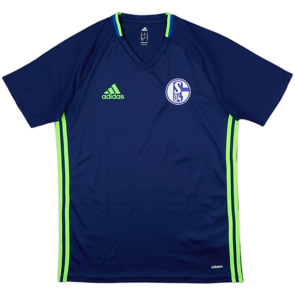 2016-17 Schalke adizero Training Shirt - 10/10 - (M)