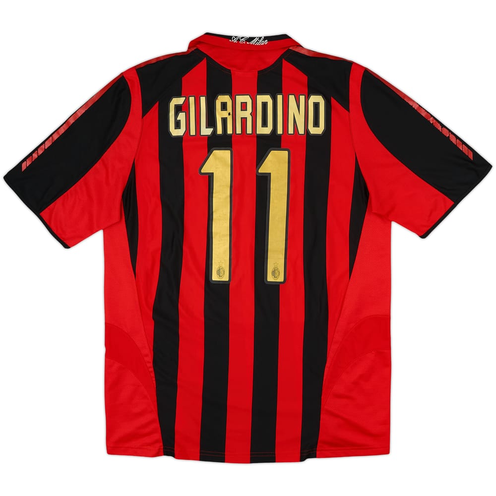 2005-06 AC Milan Home Shirt Gilardino #11 - 6/10 - (M)