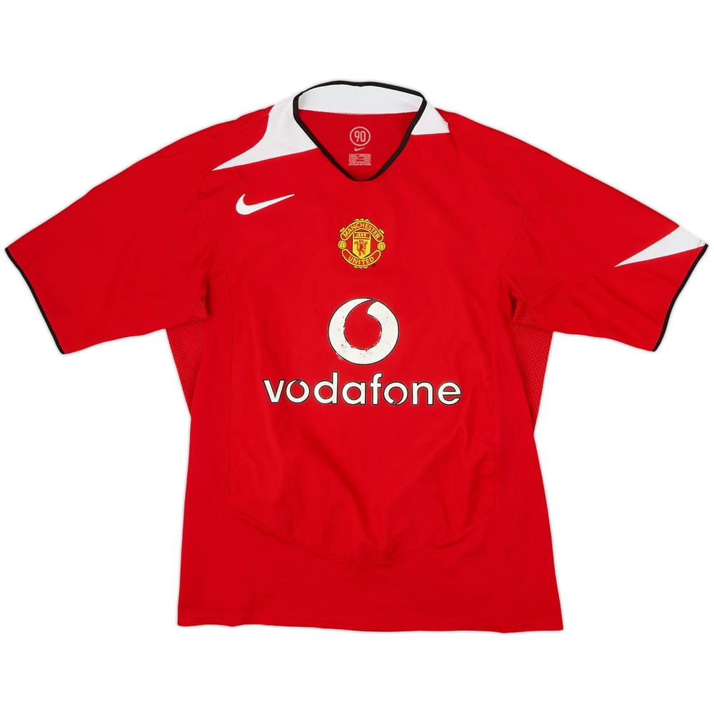 2004-06 Manchester United Home Shirt - 4/10 - (M)