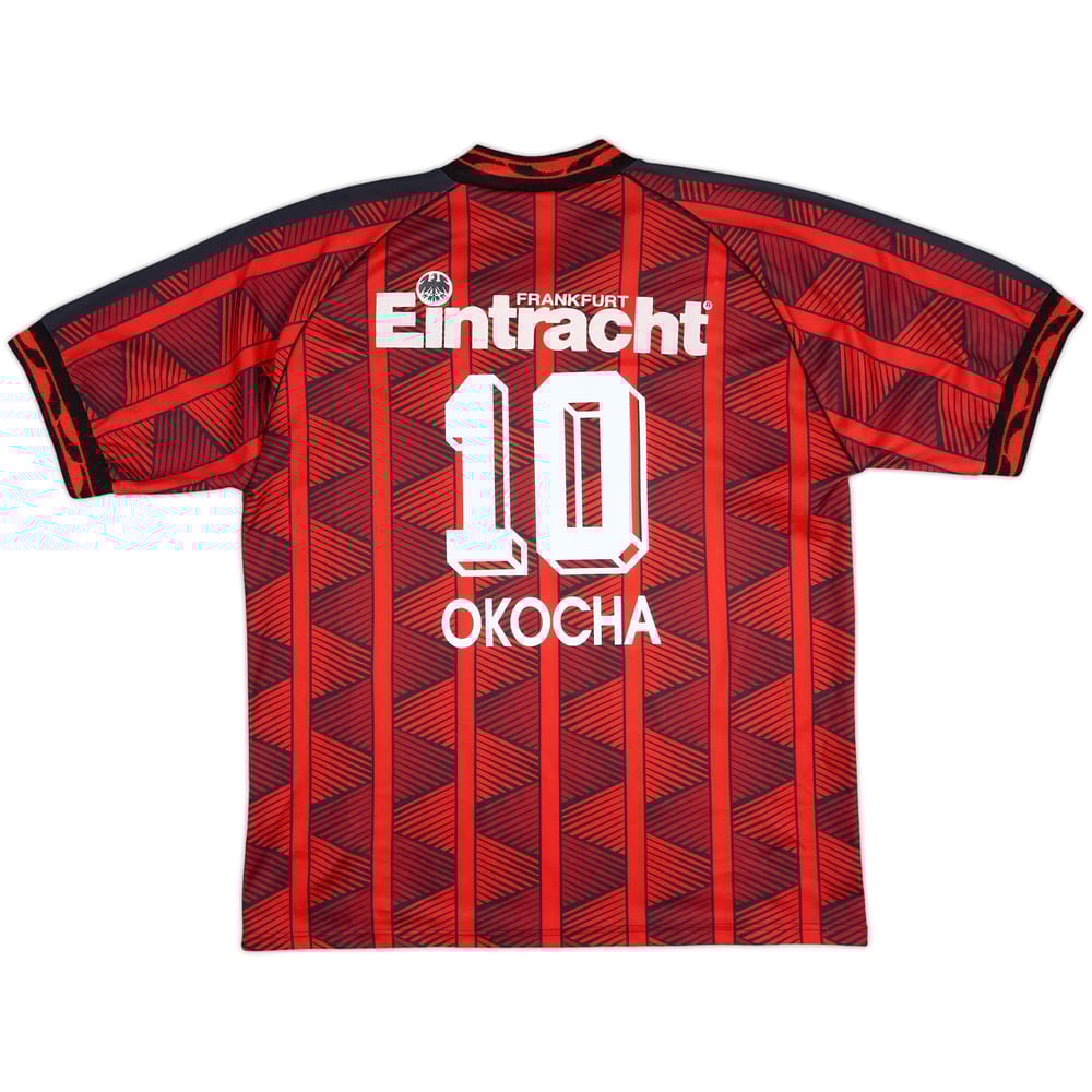 1995-96 Eintracht Frankfurt Home Shirt Okocha #10 - 8/10 - (XL)