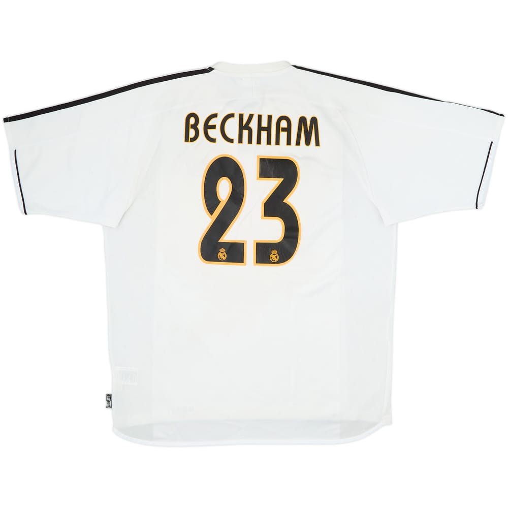 2003-04 Real Madrid Home Shirt Beckham #23 - 6/10 - (XL)