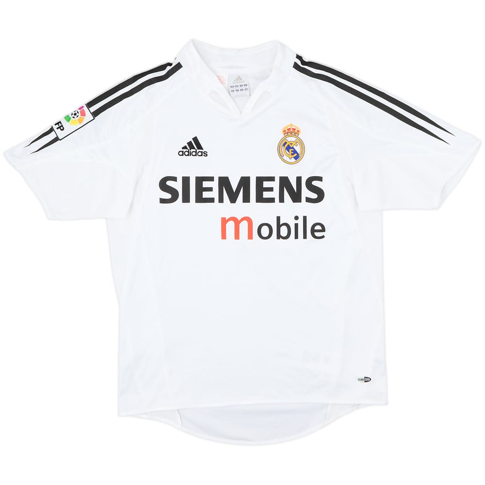 2004-05 Real Madrid Home Shirt - 8/10 - (L.Boys)