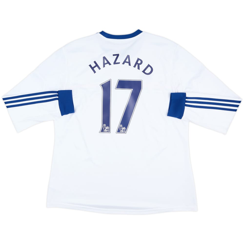 Camiseta de visitante de manga larga del Chelsea 2013-14 Hazard #17 - 6/10 - (XL)