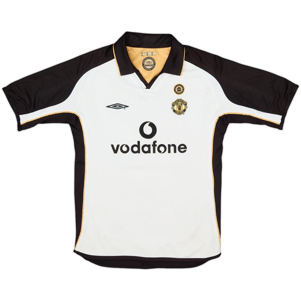 2001-02 Manchester United Centenary Away/Third Shirt - 7/10 - (M.Boys)