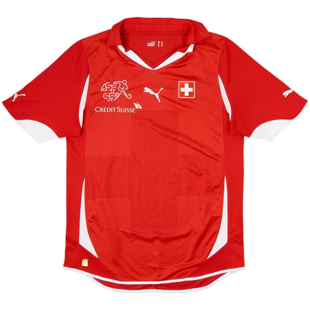 2010-11 Switzerland Home Shirt - 8/10 - (M)
