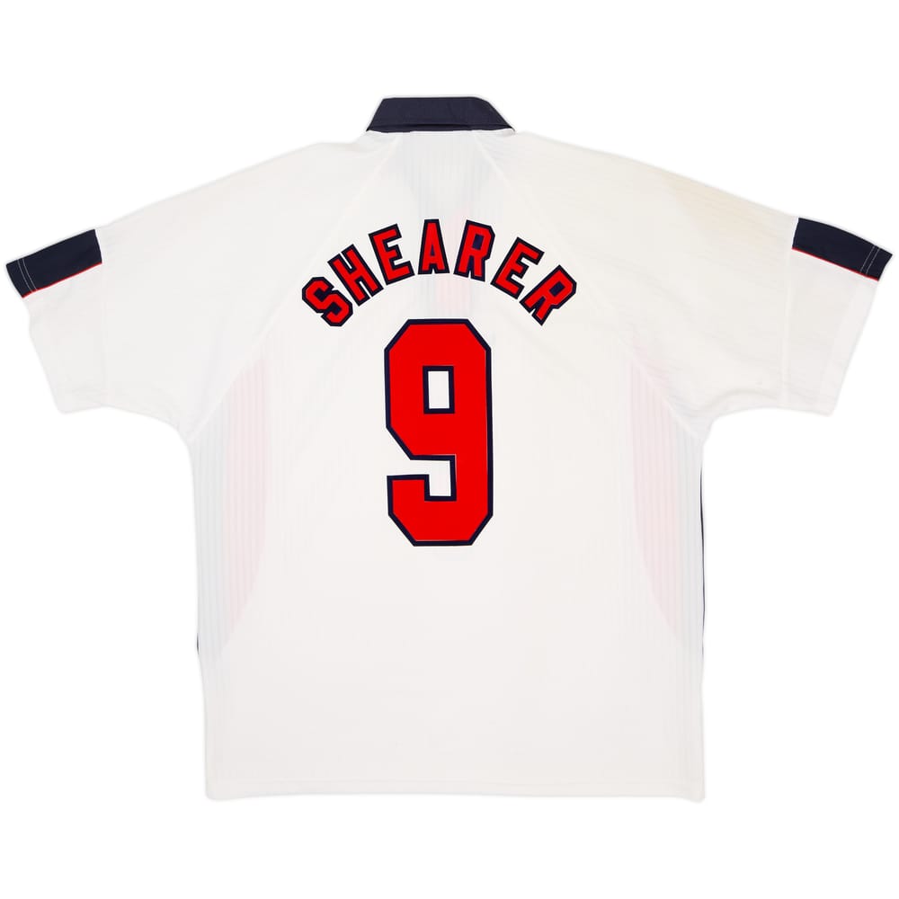 1997-99 England Home Shirt Shearer #9 - 5/10 - (XL)