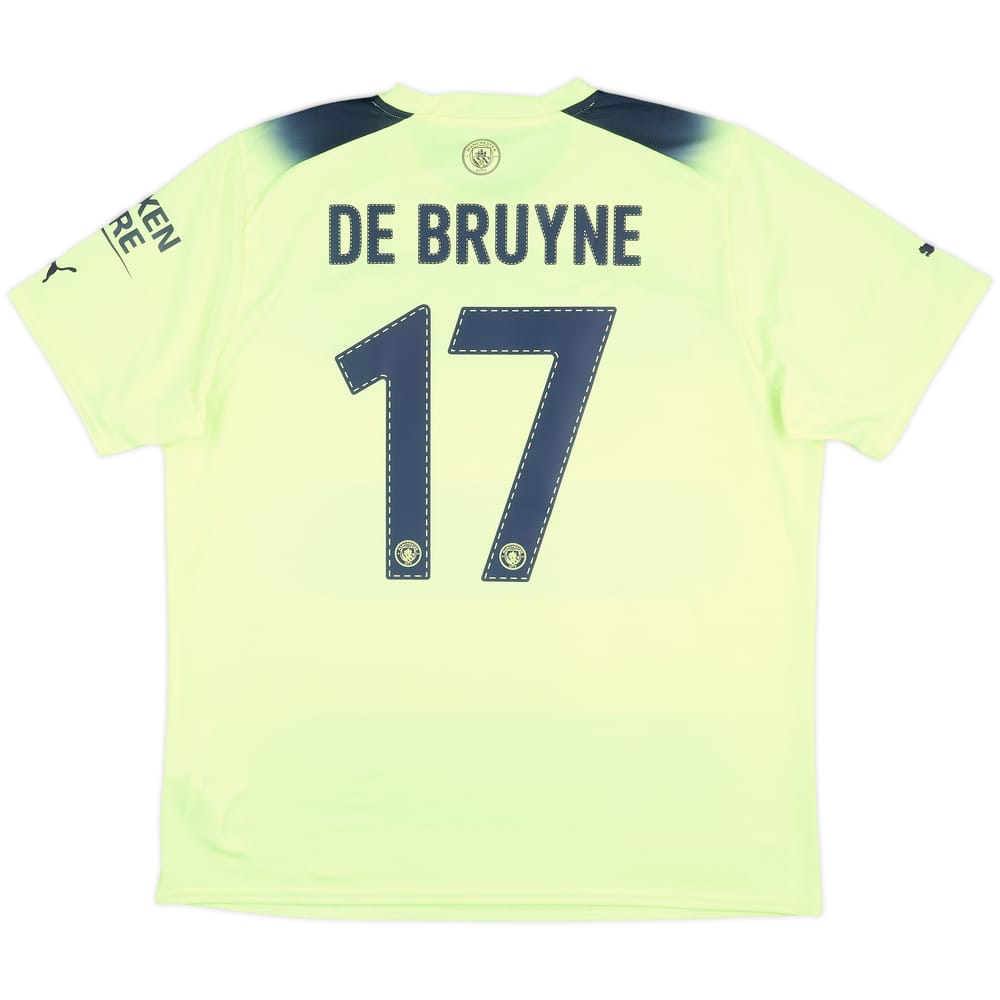 2022-23 Manchester City Third Shirt De Bruyne #17 - 10/10 - (XL)