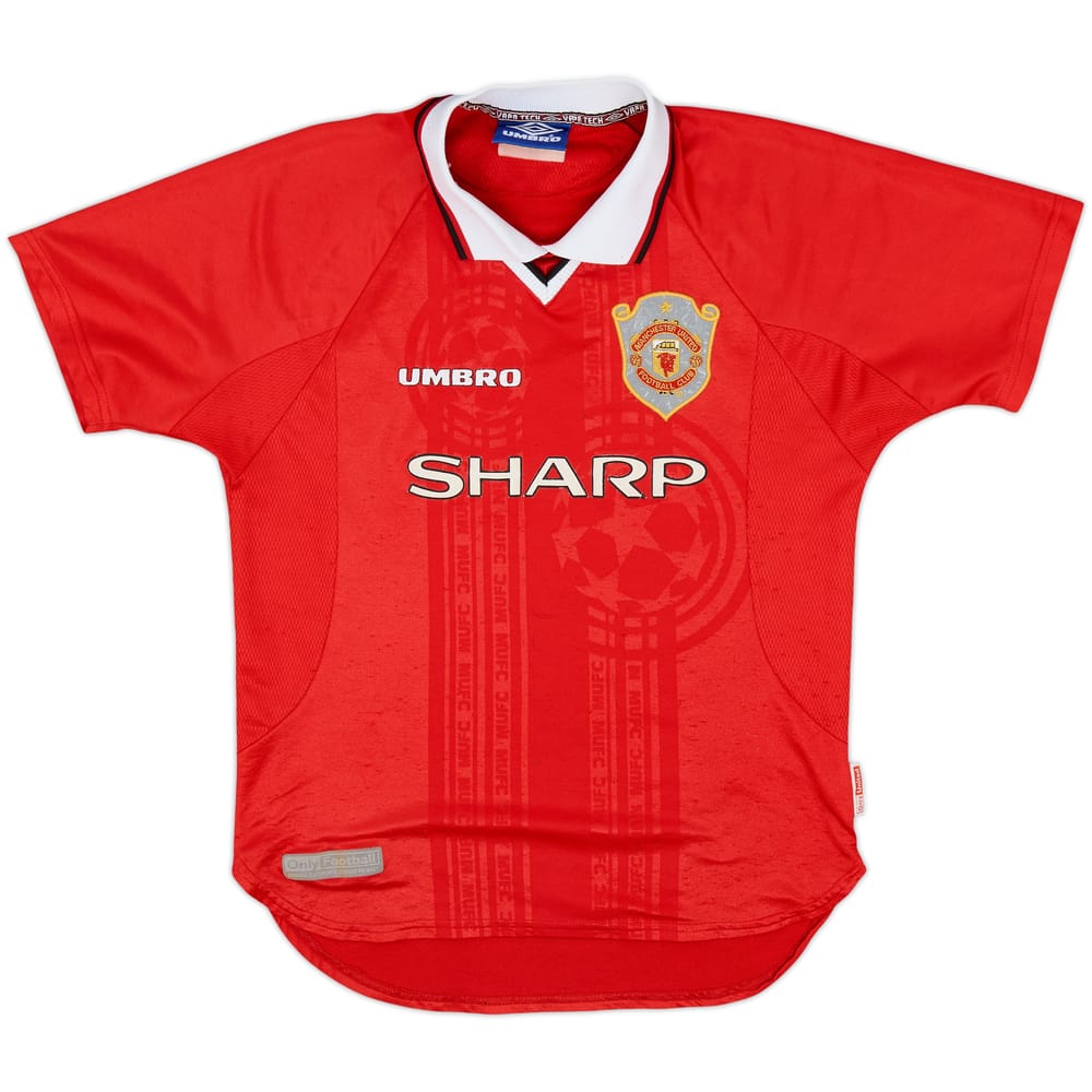 1999-00 Manchester United 'CL Winners' Shirt - 7/10 - (L.Boys)