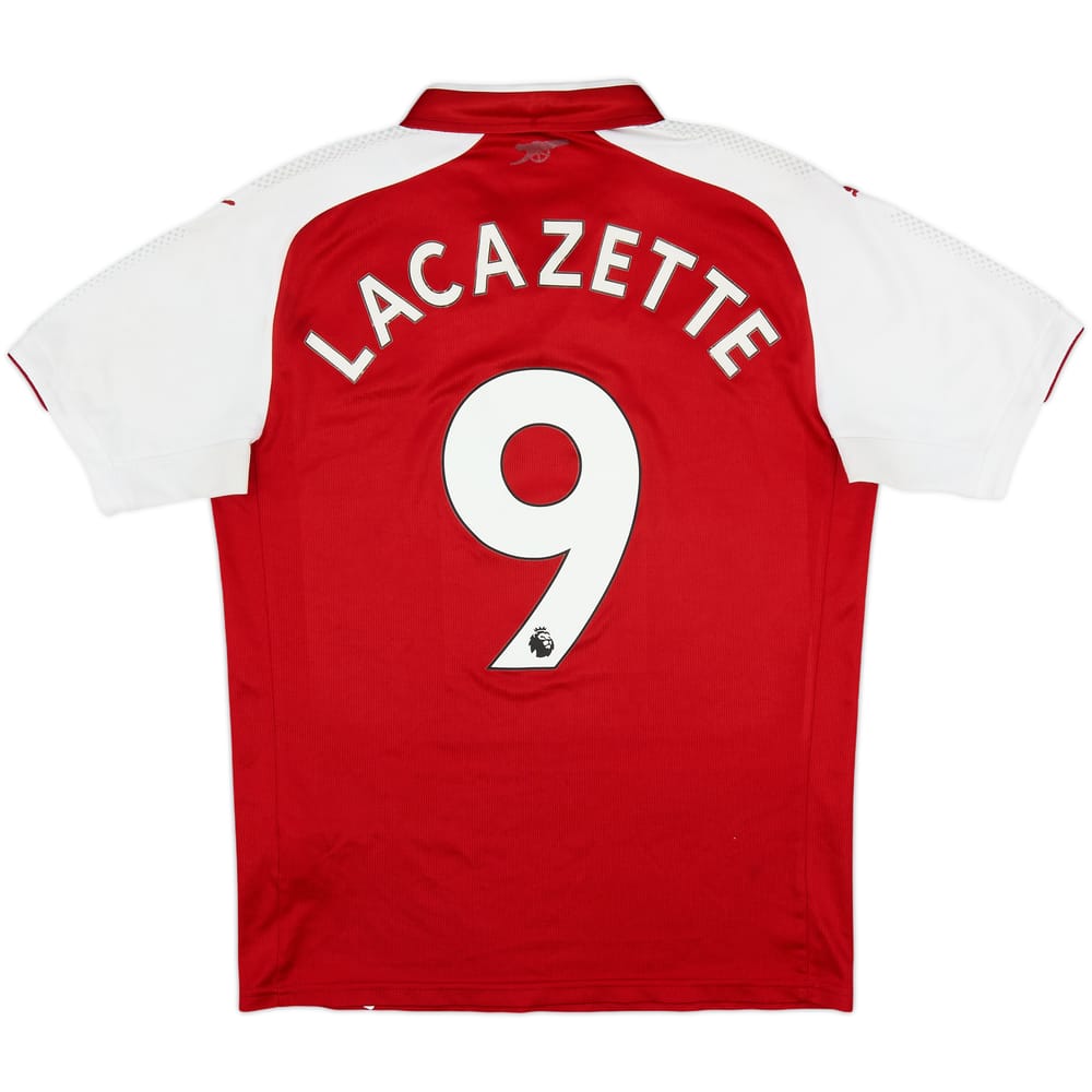2017-18 Arsenal Home Shirt Lacazette #9 - 6/10 - (S)