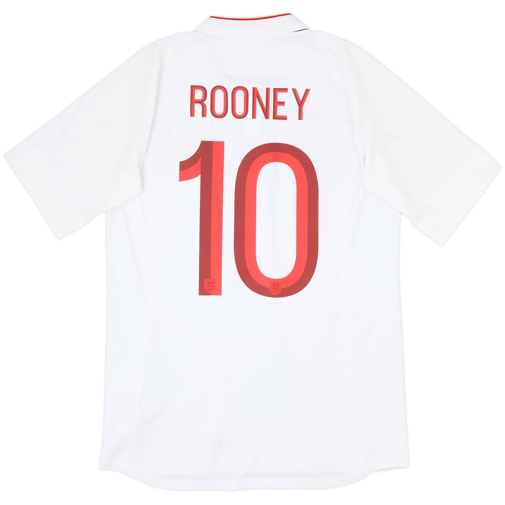 2012-13 England Home Shirt Rooney #10 - 6/10 - (M)