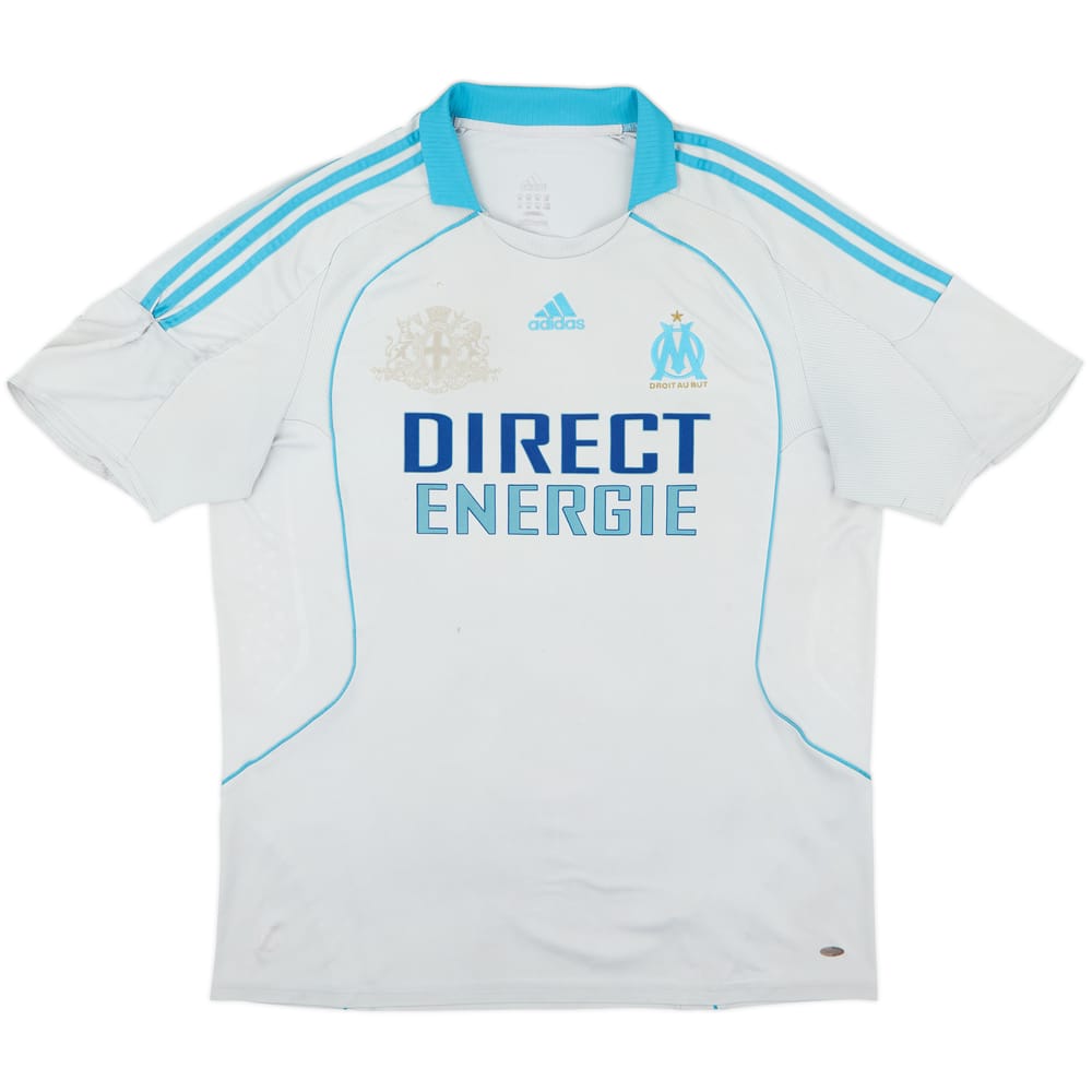 2008-09 Olympique de Marsella Local Camiseta - 4/10 - (XXL)