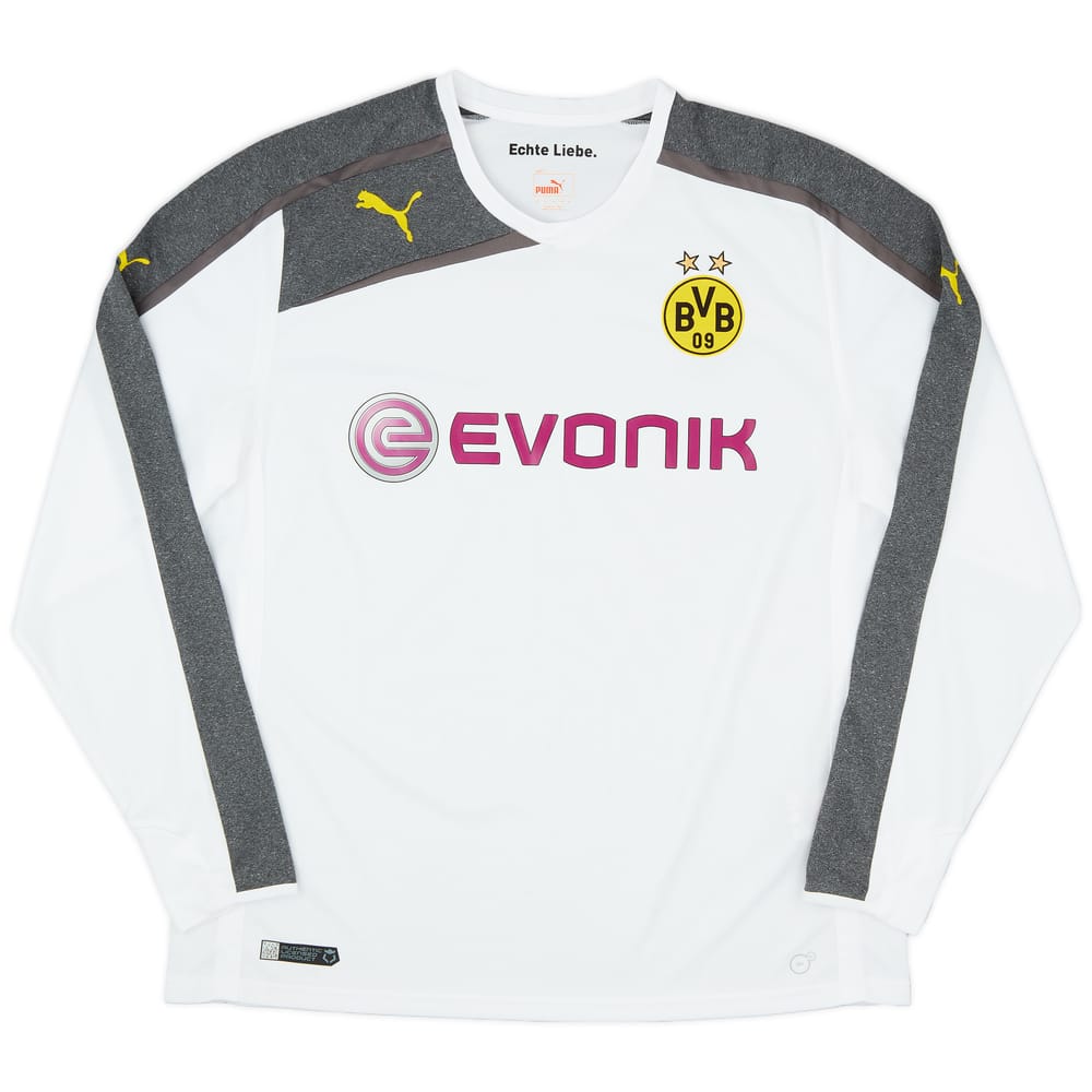 2013-15 Borussia Dortmund Third L/S Shirt - 8/10 - (XXL)