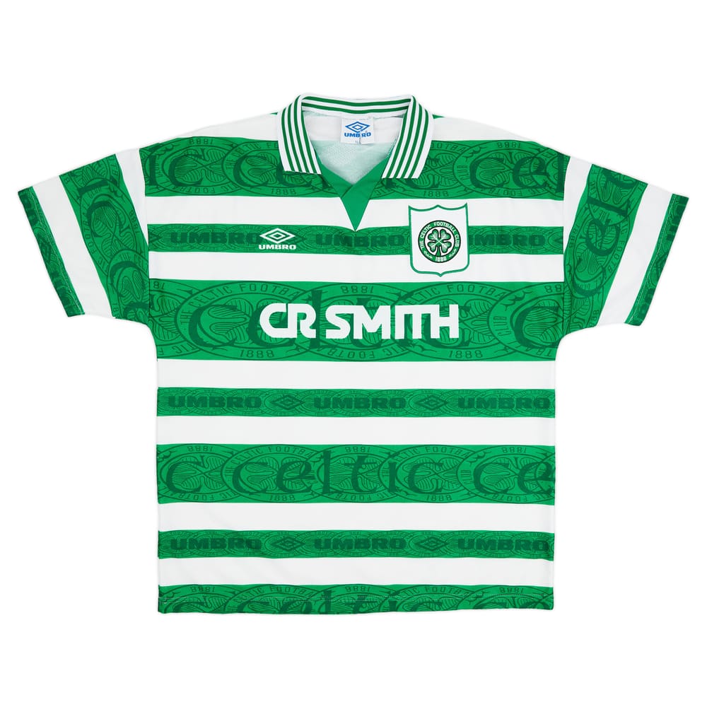 1995-97 Celtic Home Shirt - 8/10 - (XL)