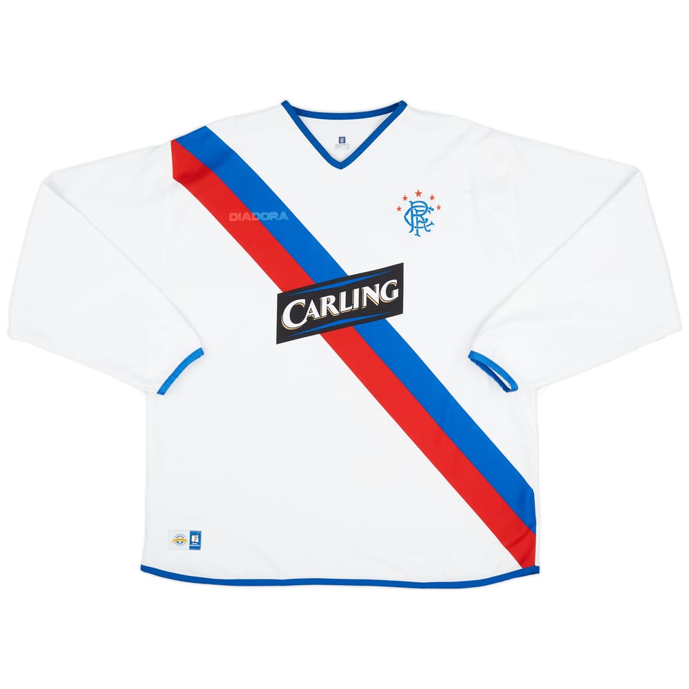 2004-05 Rangers Away L/S Shirt - 4/10 - (XXL)