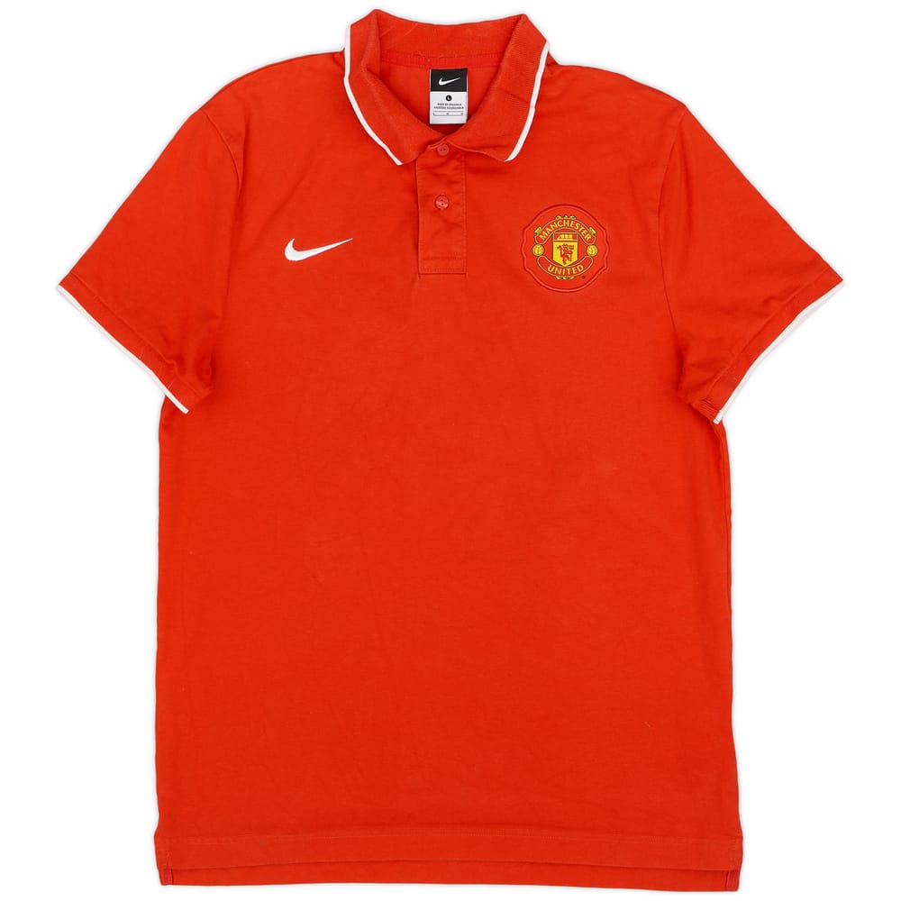 2010-11 Manchester United Nike Polo Shirt - 9/10 - (L)