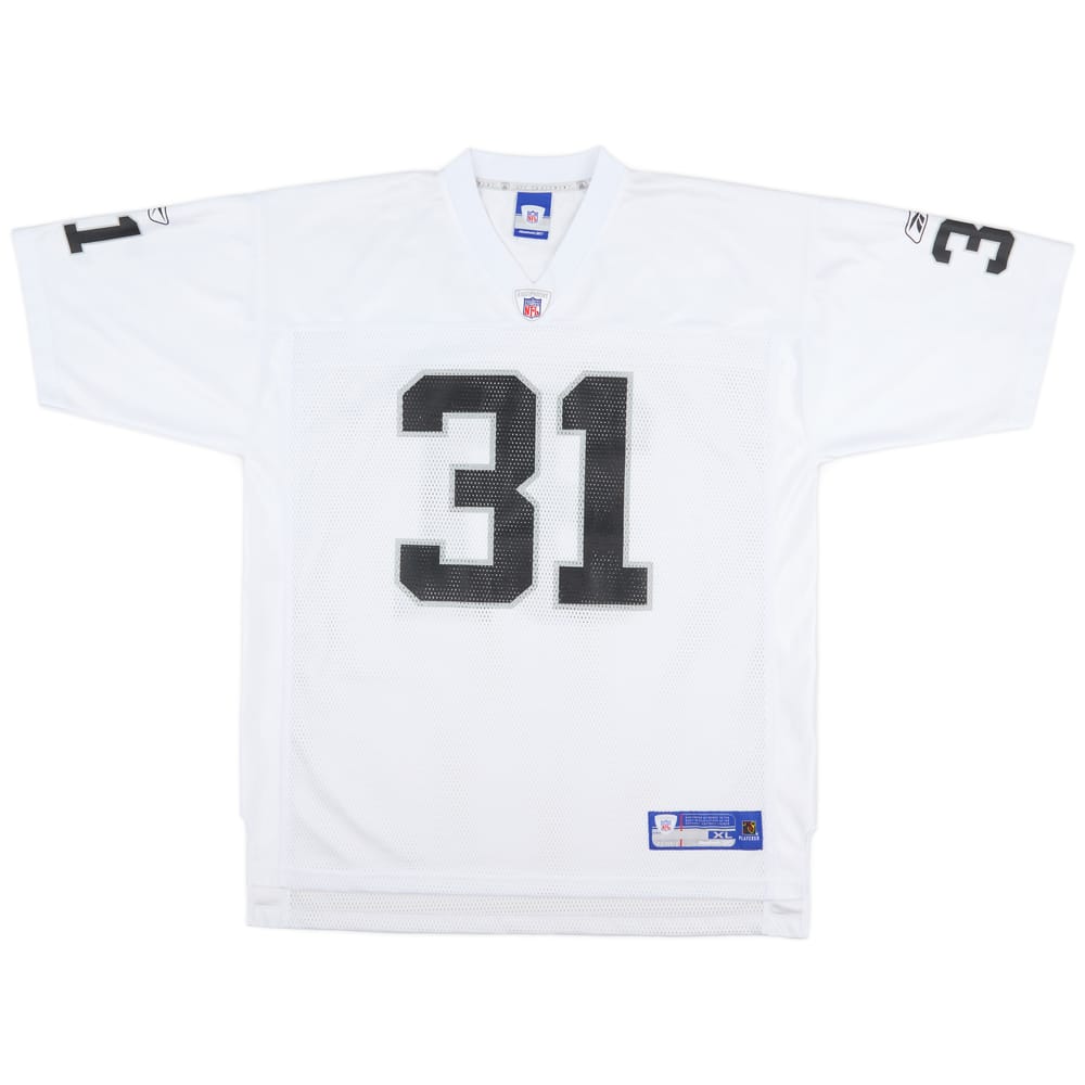 2004 Oakland Raiders Buchanon #31 Reebok On Field Away Jersey (Excellent) XL