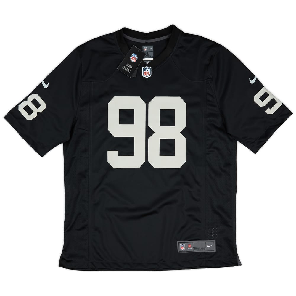 2020-23 Las Vegas Raiders Crosby #98 Nike Game Home Jersey (XL)