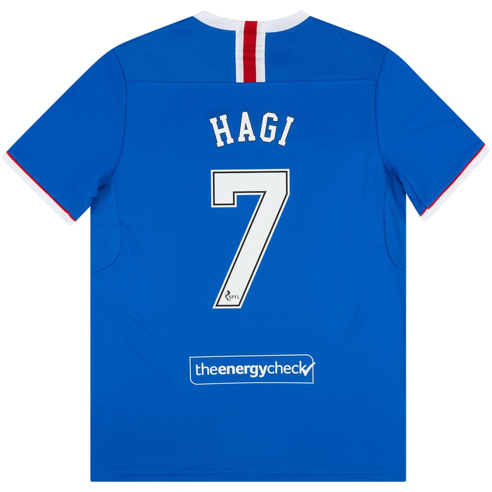 2020-21 Rangers Special Edition 'Champions 55 20/21' Home Shirt Hagi #7