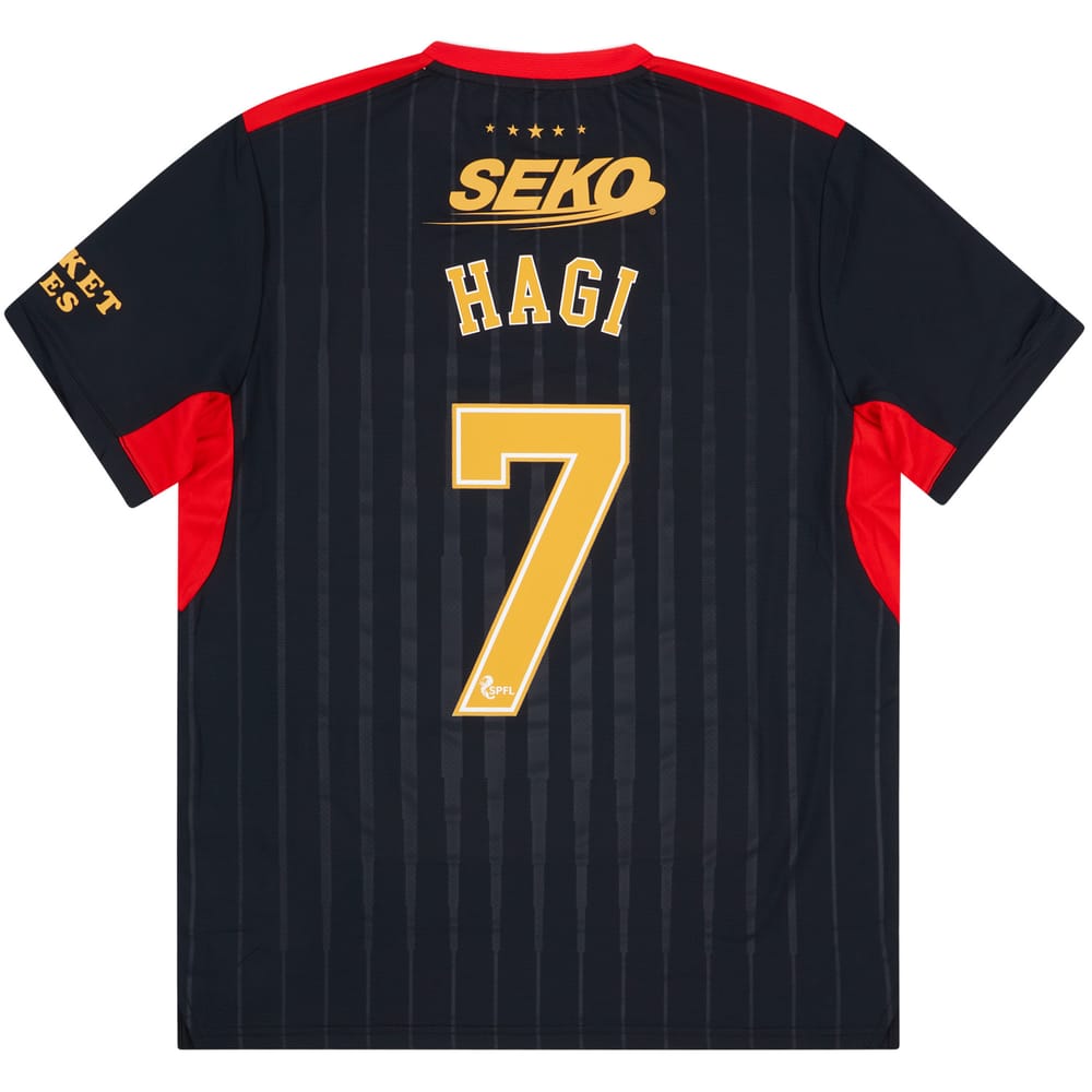 2021-22 Rangers Player Issue Pro '150 Years Anniversary' Away Shirt Hagi #7