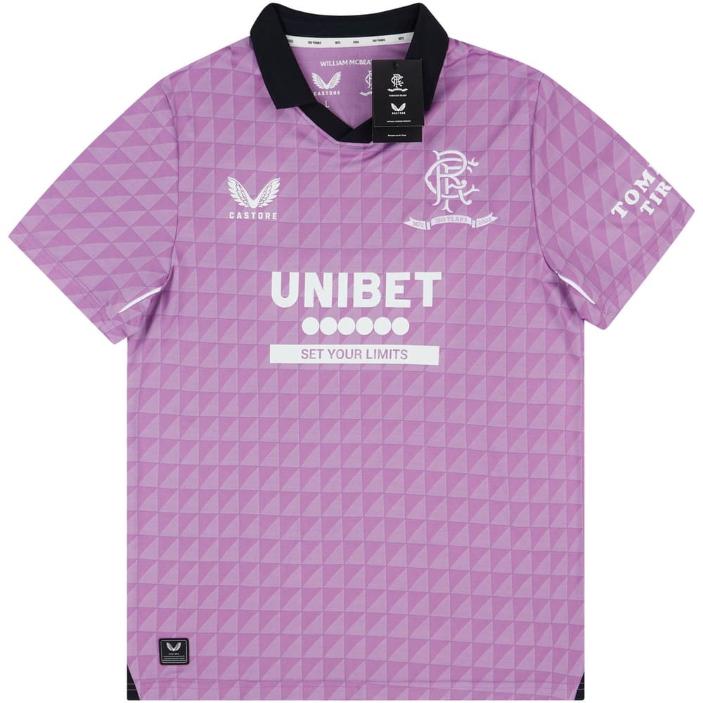 2021-22 Rangers Player Issue Pro '150 Years Anniversary' Third Shirt