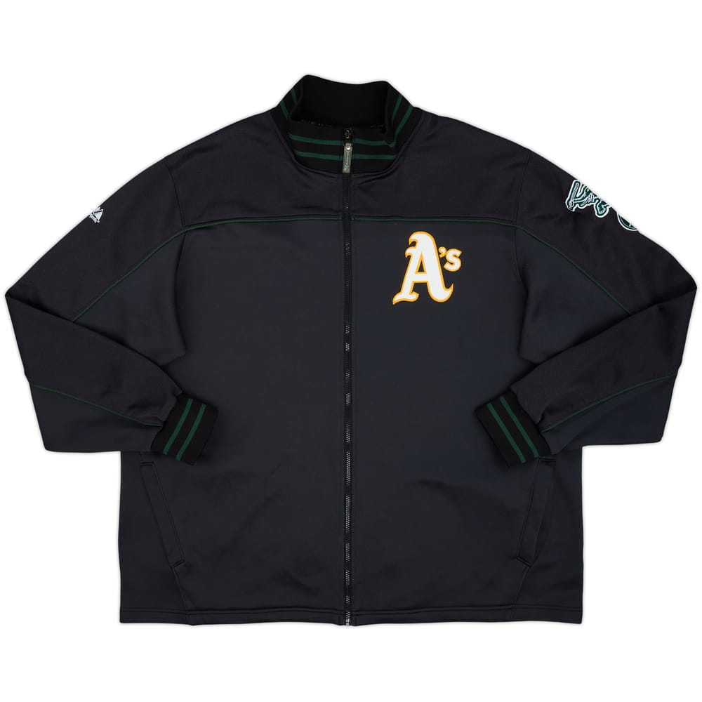 2008 Oakland Athletics Majestic Track Jacket - 9/10 - (3XL)