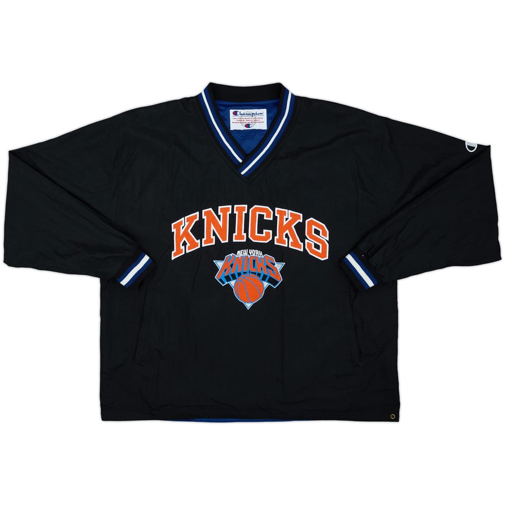 1990s New York Knicks Champion Reversible Pullover Jacket - 8/10 - (XXL)