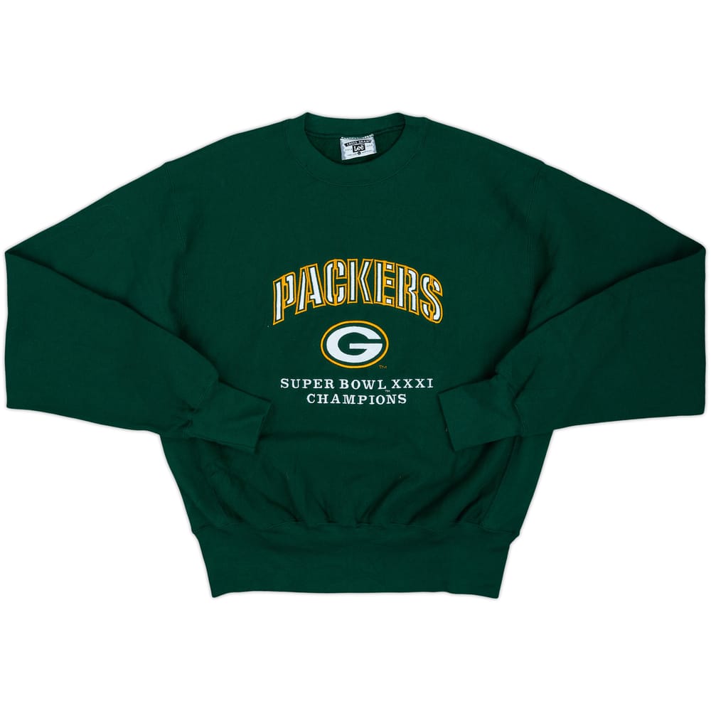 1997 Green Bay Packers Super Bowl XXXI Champions Lee Sport Sweat Top - 9/10 - (L)