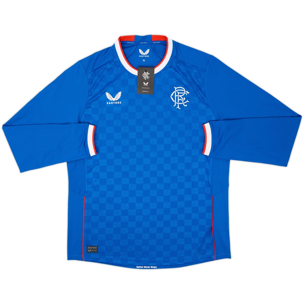 2022-23 Rangers Home L/S Shirt (XL)