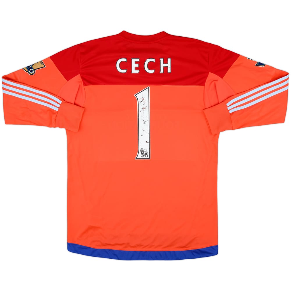 2015-16 Chelsea Authentic GK Shirt Cech #1 - 4/10 - (L)