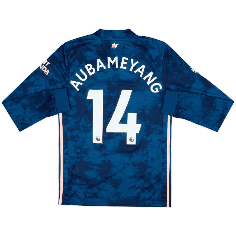 2020-21 Arsenal Third L/S Shirt Aubameyang #14 - 10/10 - (S)