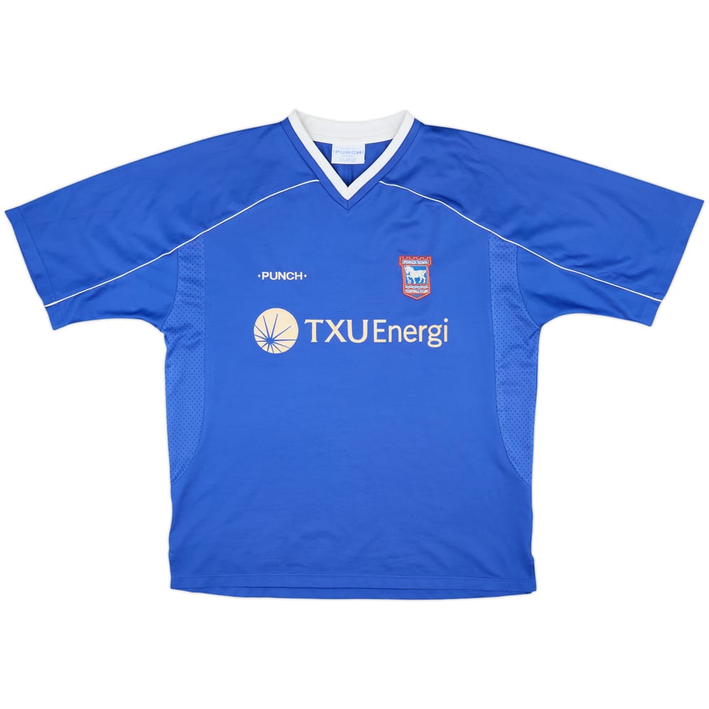 2001-02 Ipswich Home Shirt - 7/10 - (XL)
