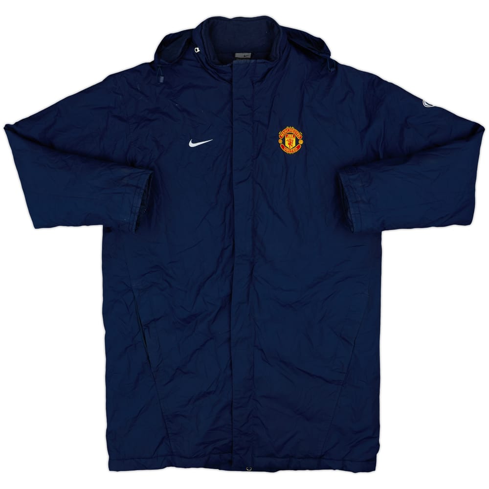 2003-04 Manchester United Nike Padded Bench Coat - 8/10 - (M)