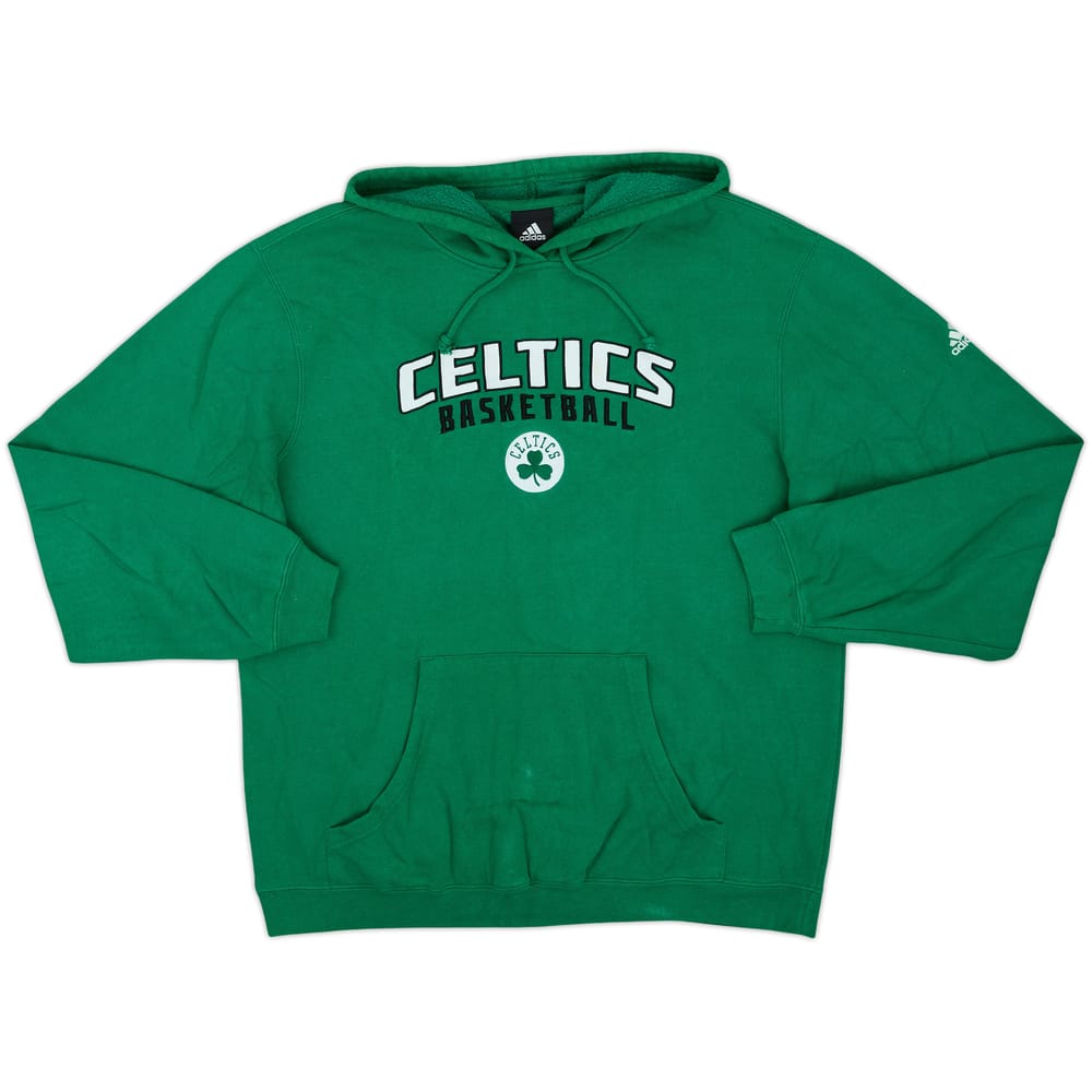 2011-12 Boston Celtics adidas Hooded Sweat Top - 8/10 - (L)