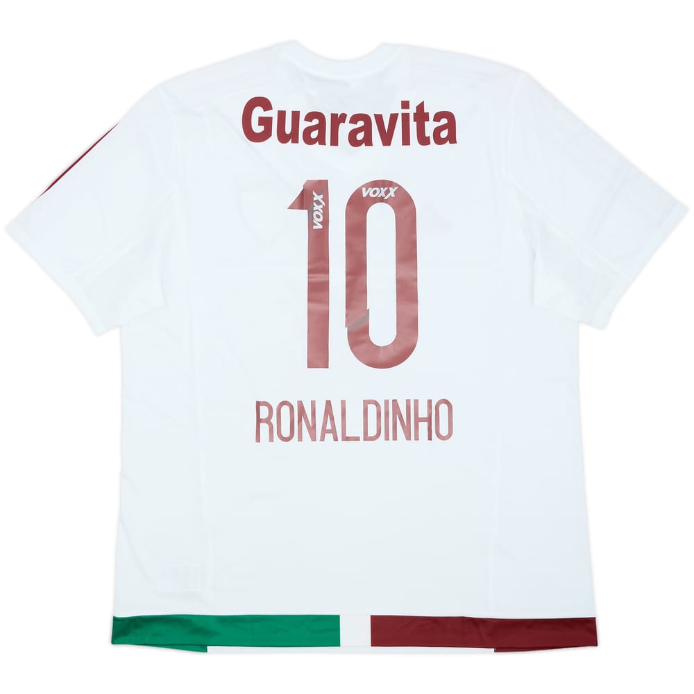 2015 Fluminense Away Shirt Ronaldinho #10 (XL)