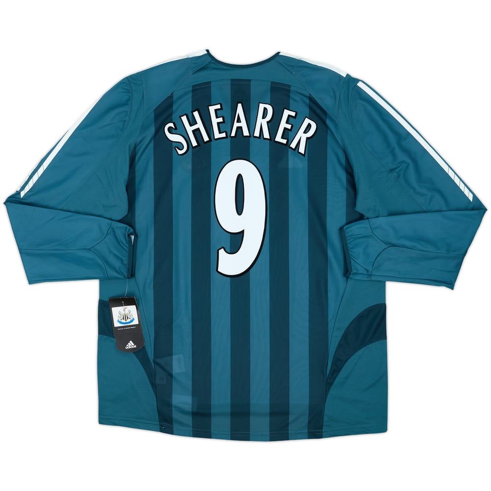 2005-06 Newcastle Player Issue Away L/S Shirt Shearer #9 (XL)
