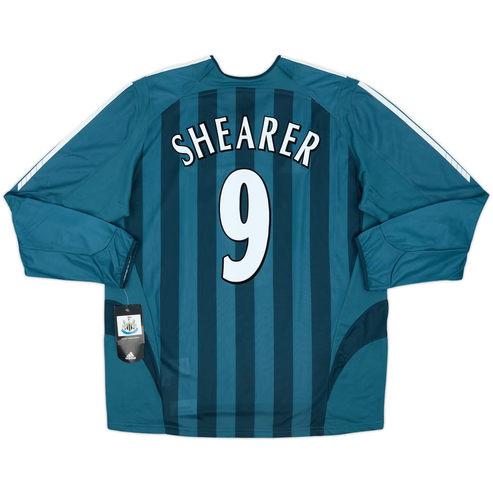 2005-06 Newcastle Player Issue Away L/S Shirt Shearer #9 (XL)