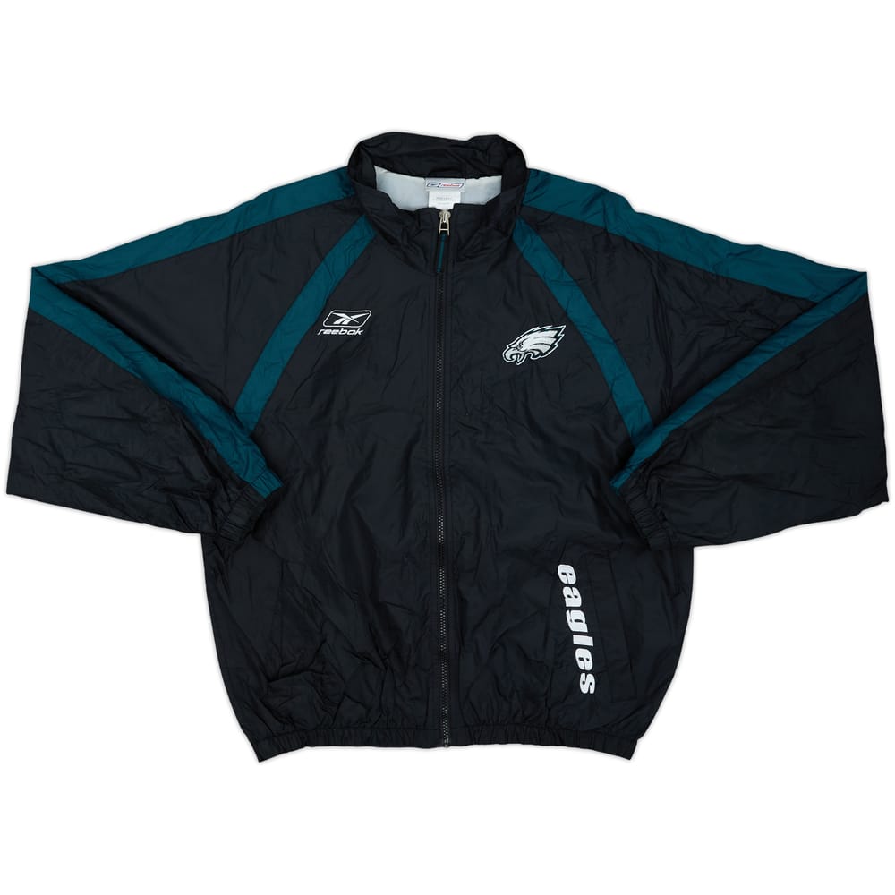 2001 Philadelphia Eagles Reebok Rain Jacket - 8/10 - (M)