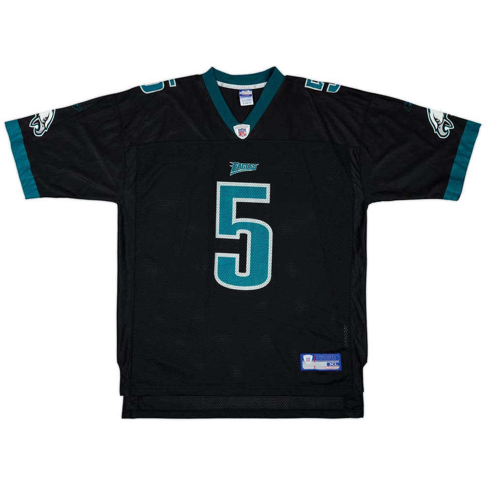 2002 Philadelphia Eagles McNabb #5 Reebok On Field Alternate Jersey - 9/10 - (XL)